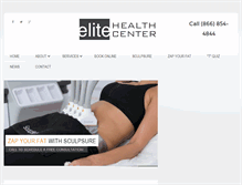 Tablet Screenshot of elitehealthcenter.com